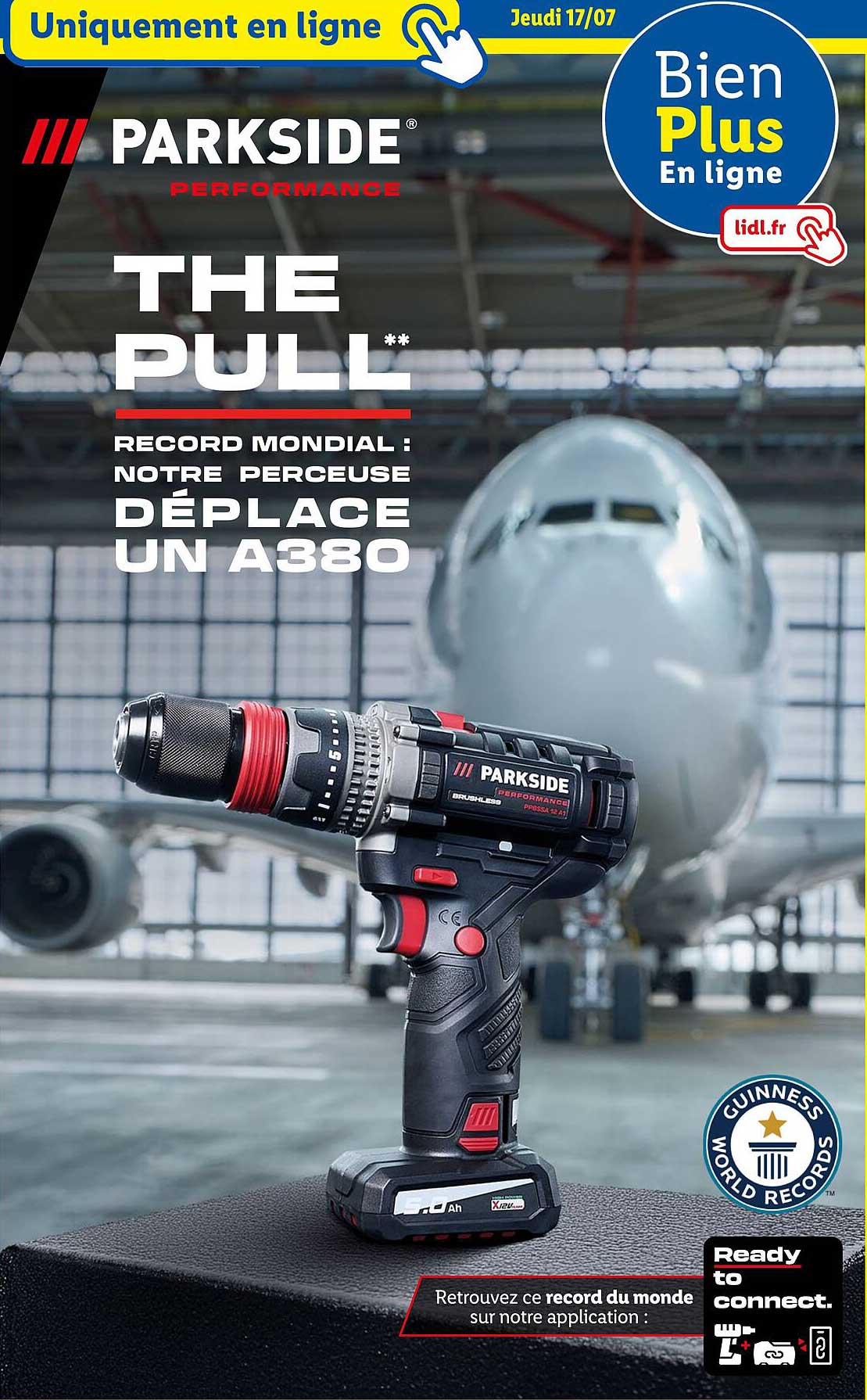 THE PULL - RECORD MONDIAL : NOTRE PERCEUSE DÉPLACE UN A380