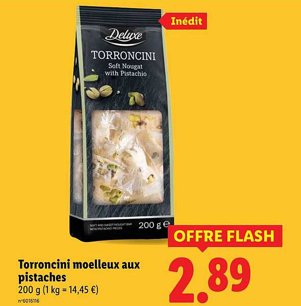 Torroncini moelleux aux pistaches