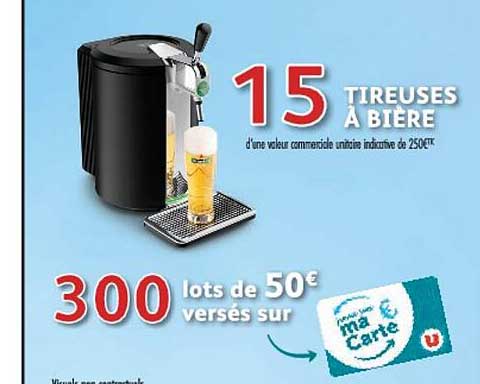 15 tireuses à bière