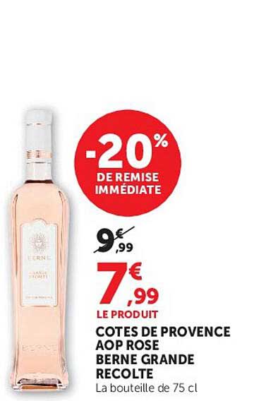 -20% DE REMISE IMMÉDIATE