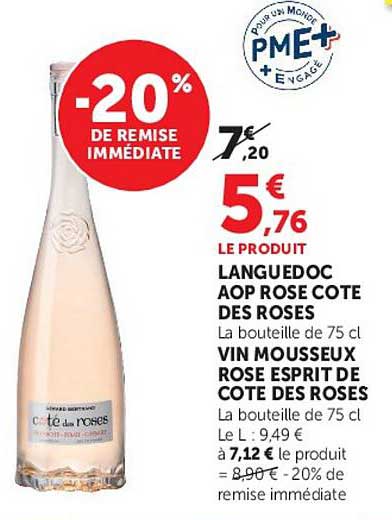 -20% DE REMISE IMMÉDIATE