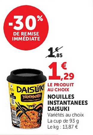 -30% DE REMISE IMMÉDIATE