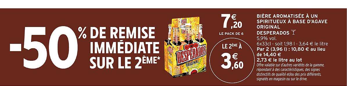 -50% DE REMISE IMMÉDIATE SUR LE 2ÈME*