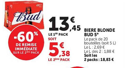 -60% DE REMISE IMMÉDIATE SUR LE 2ÈME PACK