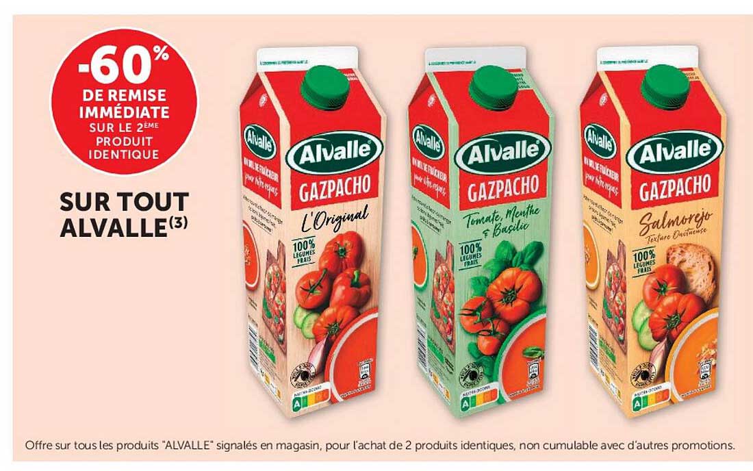 -60% DE REMISE IMMÉDIATE SUR LE 2ÈME PRODUIT IDENTIQUE