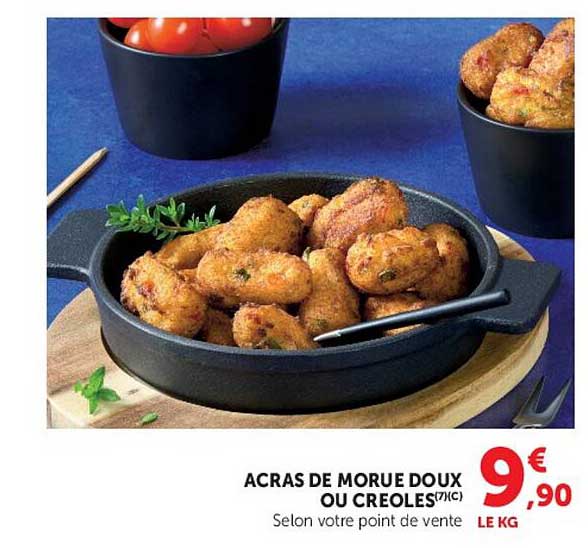 ACRAS DE MORUE DOUX OU CREOLES(7)(C)