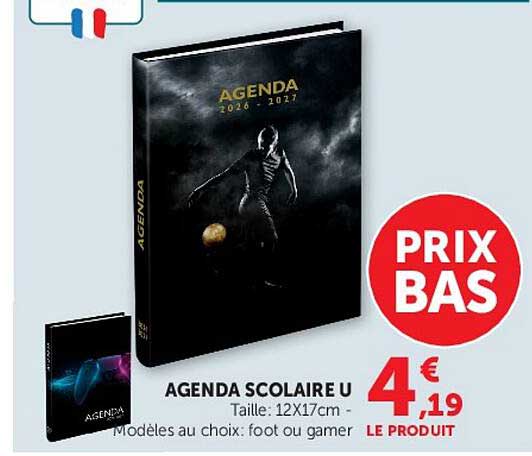 AGENDA SCOLAIRE U
