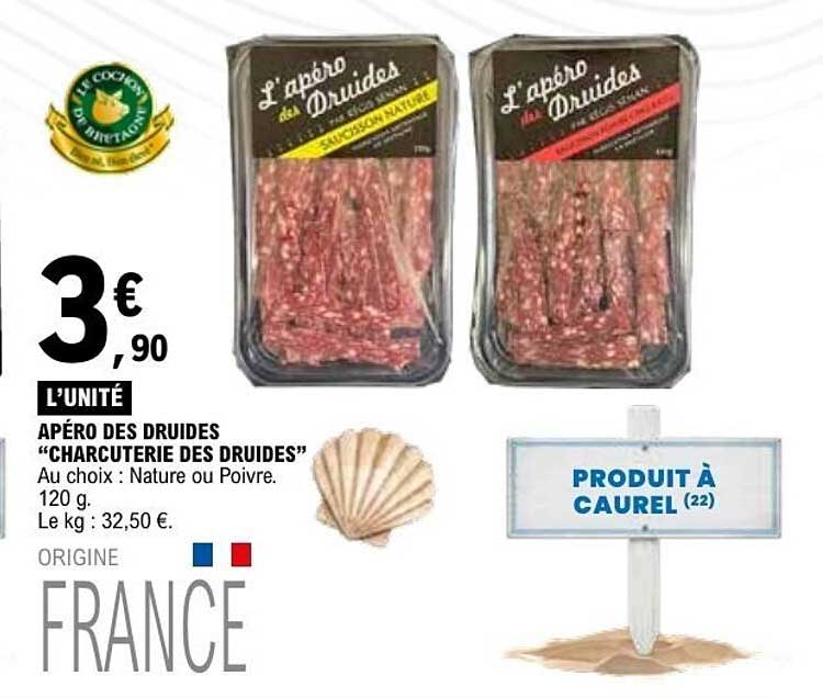 APÉRO DES DRUIDES “CHARCUTERIE DES DRUIDES”