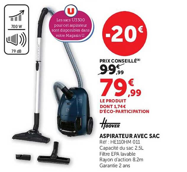 ASPIRATEUR AVEC SAC