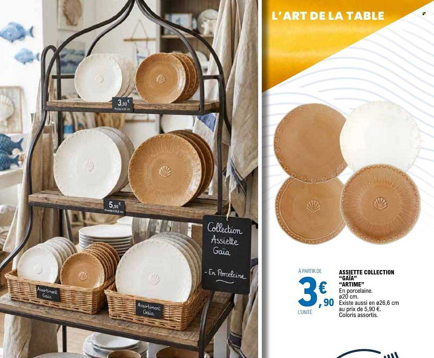 ASSIETTE COLLECTION “GAÏA” “ARTIME”