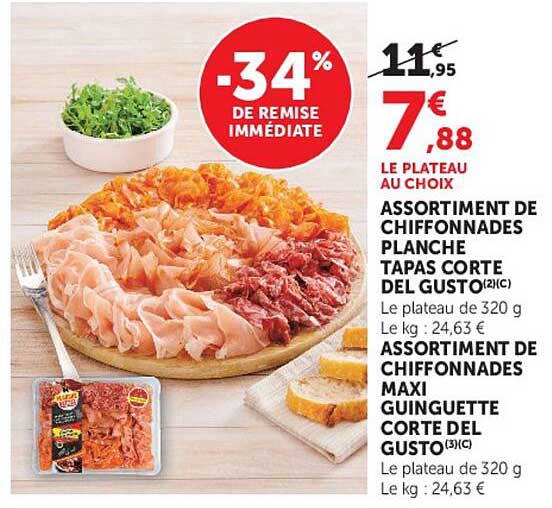 ASSORTIMENT DE CHIFFONNADES PLANCHE TAPAS CORTE DEL GUSTO(2)(C)