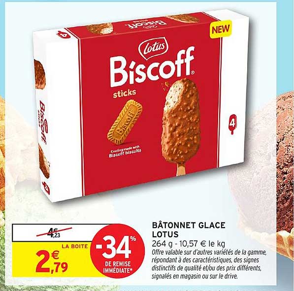 BÂTONNET GLACE LOTUS