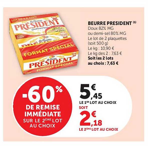 BEURRE PRESIDENT