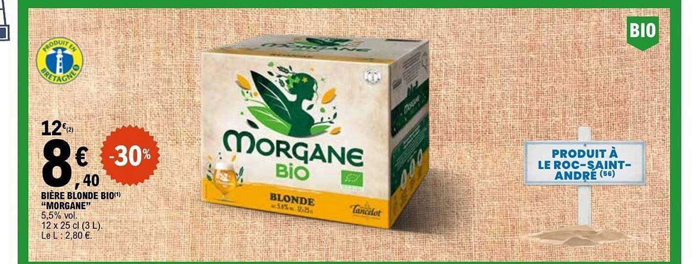 BIERE BLONDE BIO "MORGANE"