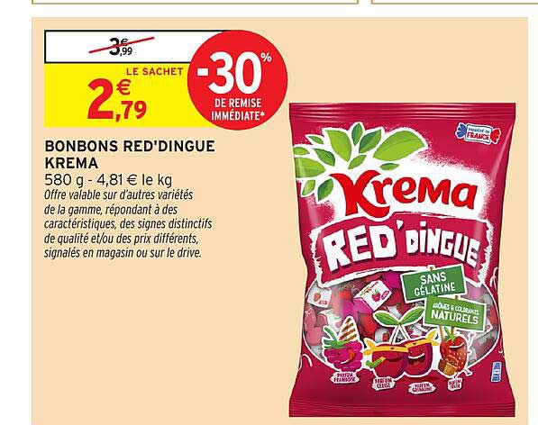 BONBONS RED'DINGUE KREMA