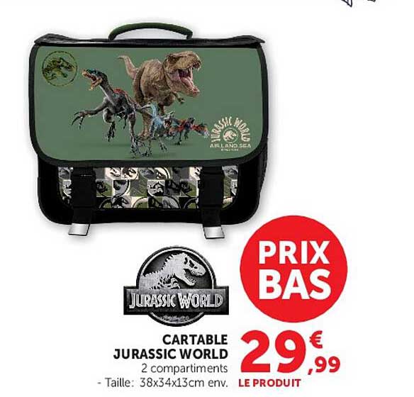 CARTABLE JURASSIC WORLD
