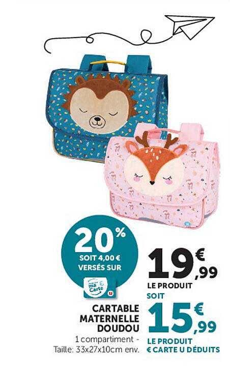 CARTABLE MATERNELLE DOUDOU