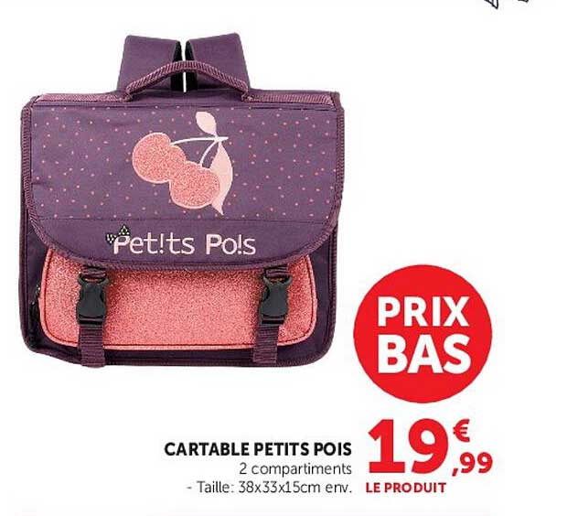 CARTABLE PETITS POIS