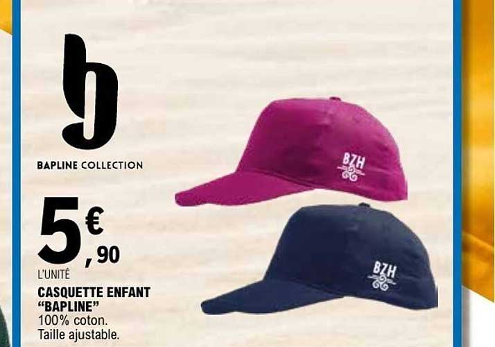 CASQUETTE ENFANT “BAPLINE”