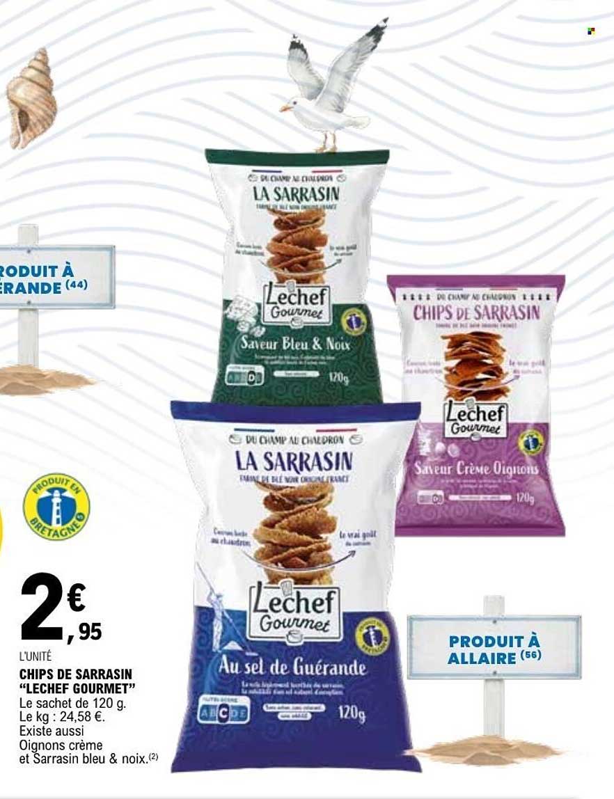 CHIPS DE SARRASIN “LECHEF GOURMET”