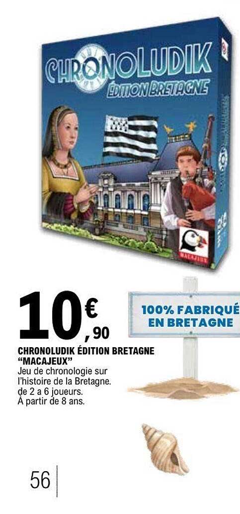 CHRONOLUDIK ÉDITION BRETAGNE “MACAJEUX”