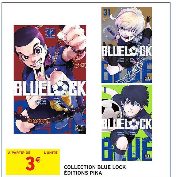 COLLECTION BLUE LOCK ÉDITIONS PIKA