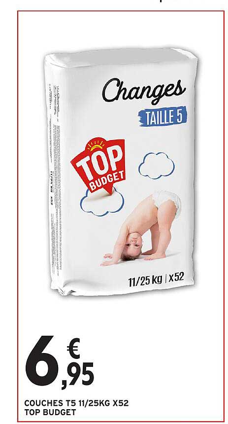COUCHES T5 11/25KG X52 TOP BUDGET