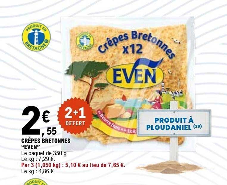CRÊPES BRETONNES “EVEN”