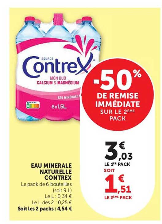EAU MINERALE NATURELLE CONTREX