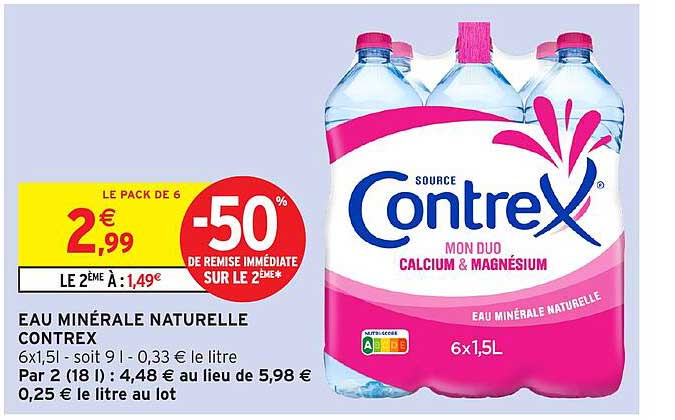 EAU MINÉRALE NATURELLE CONTREX