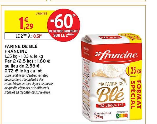 FARINE DE BLÉ FRANCINE