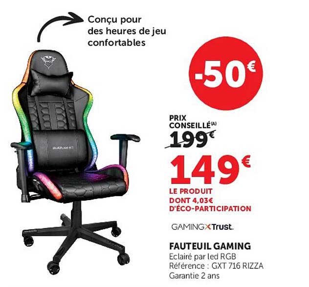 FAUTEUIL GAMING