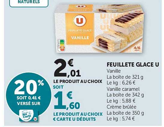 FEUILLETE GLACE U