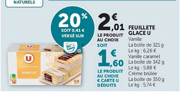 FEUILLETÉ GLACE U