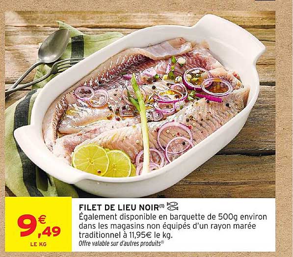 FILET DE LIEU NOIR