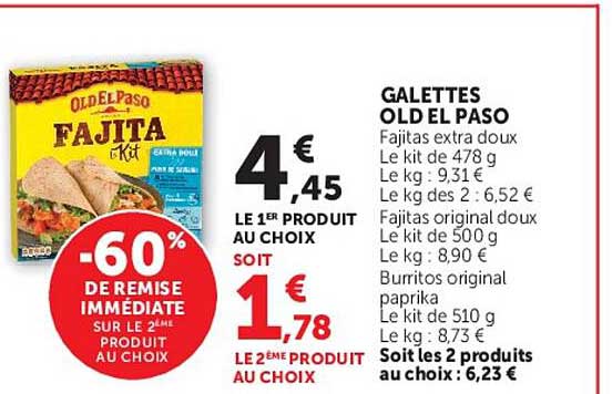 GALETTES OLD EL PASO