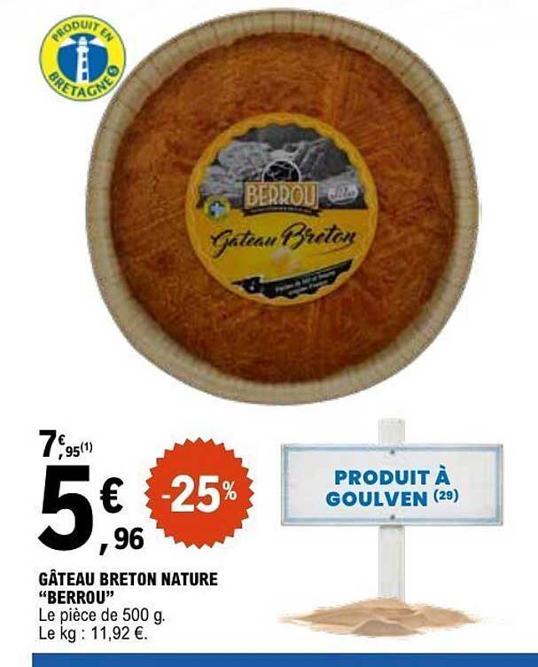 GÂTEAU BRETON NATURE “BERROU”