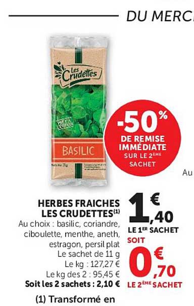 HERBES FRAICHES LES CRUDETTES(1)