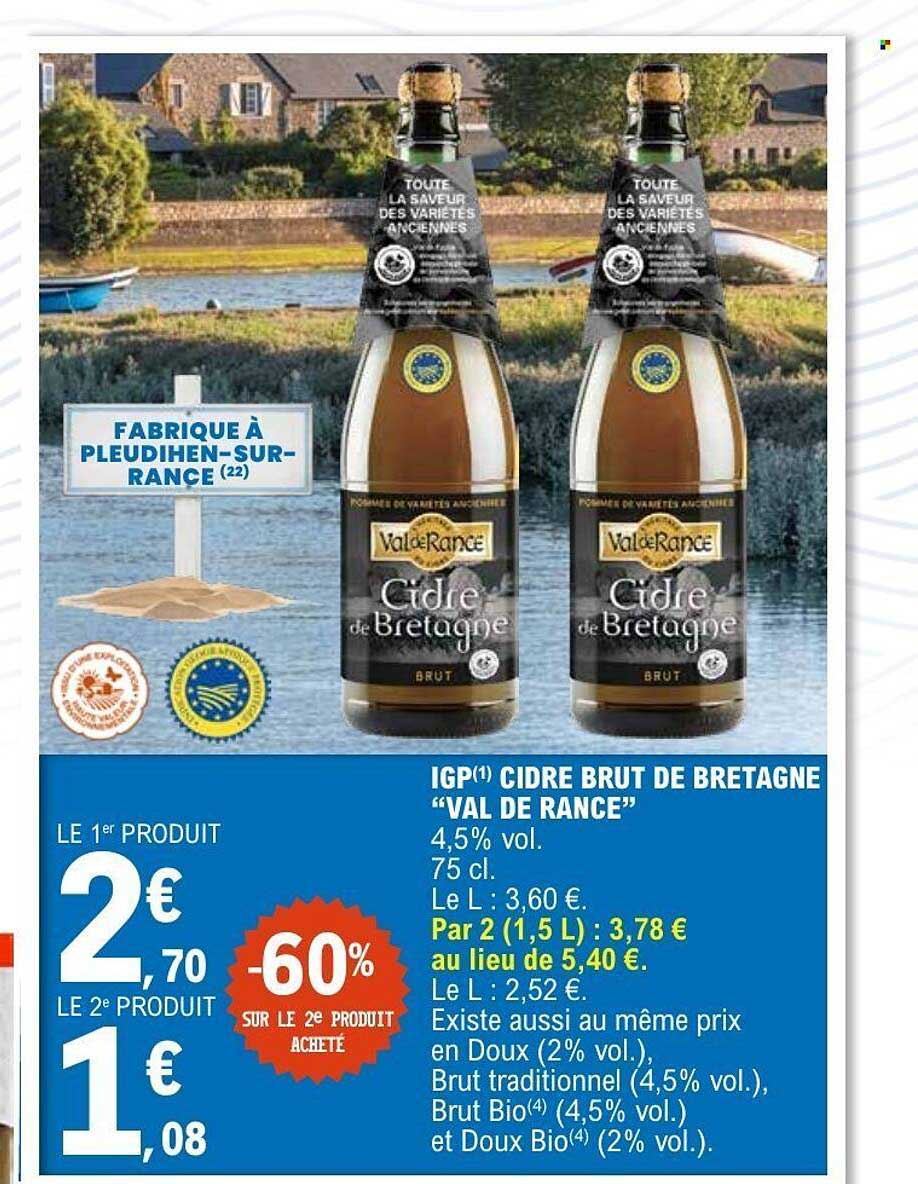 IGP Cidre Brut de Bretagne “Val de Rance”