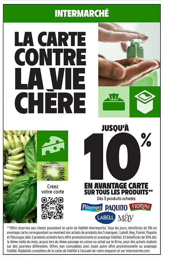 LA CARTE CONTRE LA VIE CHERE