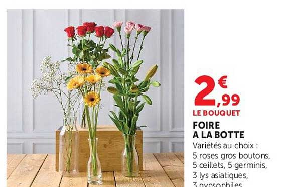 LE BOUQUET FLEURI A LA BOTTE