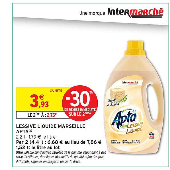 LESSIVE LIQUIDE MARSEILLE APTA