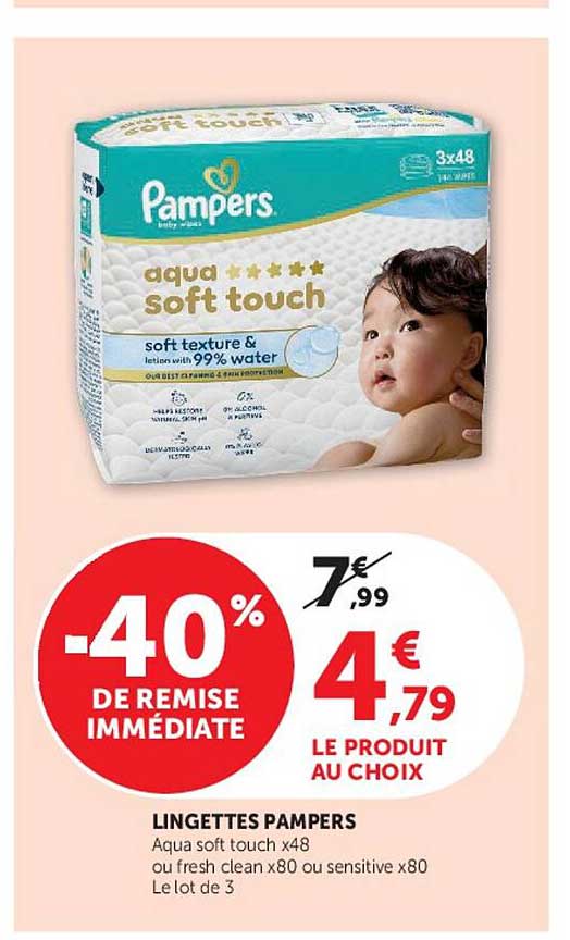 LINGETTES PAMPERS