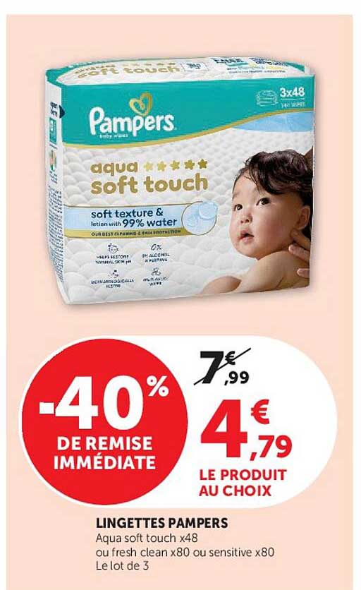 LINGETTES PAMPERS