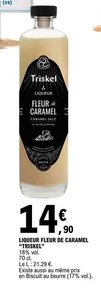 LIQUEUR FLEUR DE CARAMEL “TRISKEL”