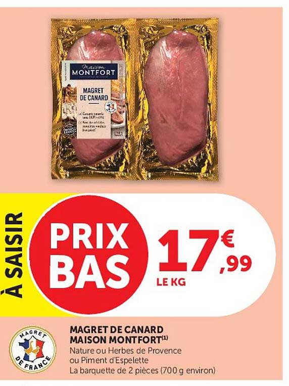 MAGRET DE CANARD MAISON MONTFORT(1)