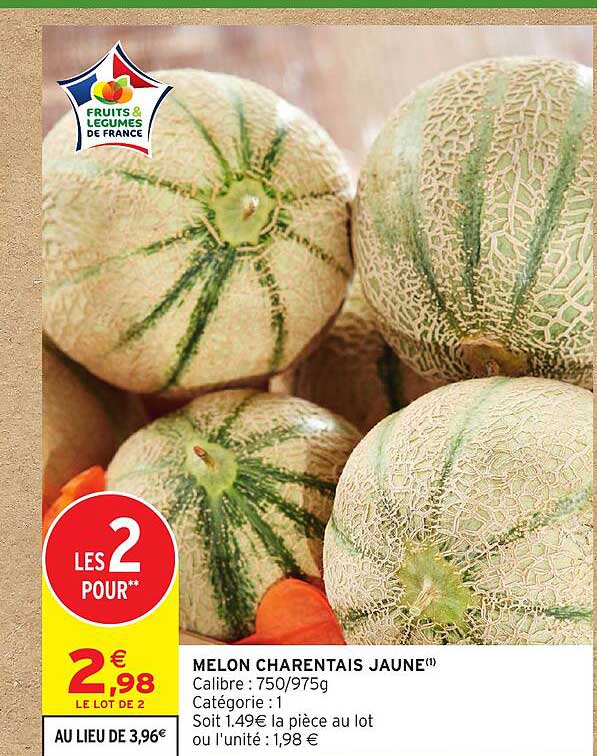 MELON CHARENTAIS JAUNE(1)