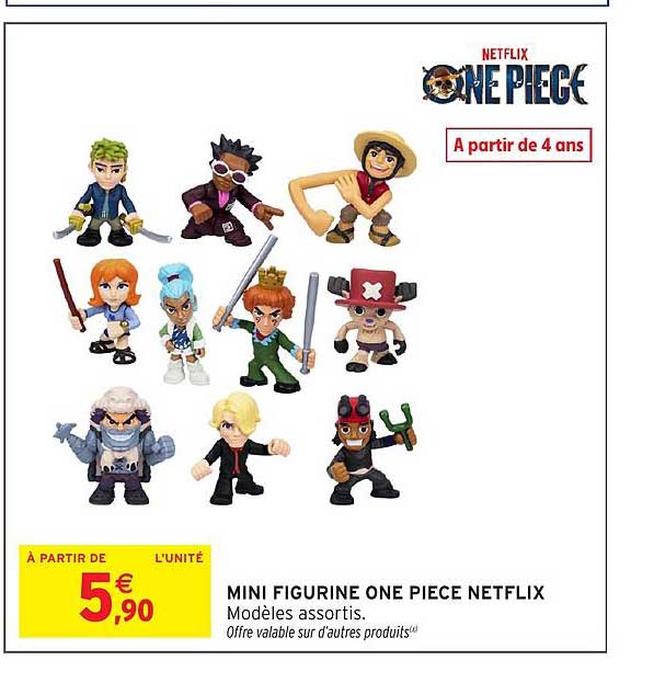 MINI FIGURINE ONE PIECE NETFLIX