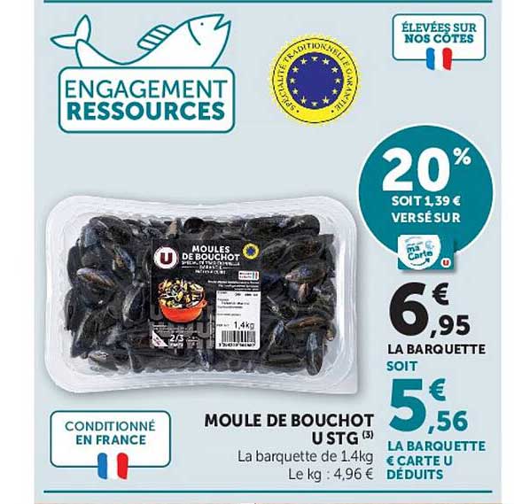 MOULE DE BOUCHOT U STG