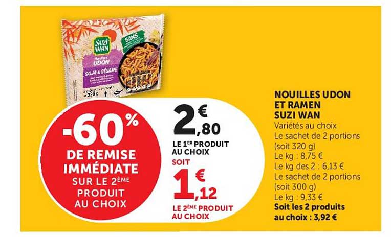 NOUILLES UDON ET RAMEN SUZI WAN